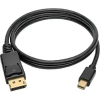 Eaton Mini DisplayPort to DisplayPort Adapter Cable M/M 4K 60Hz Black 3ft. 0.9m (0.90 m)