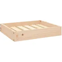 vidaXL Lit pour chien 51,5x44x9 cm pin massif
