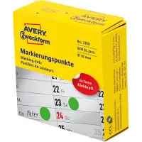 Avery Points de repère dans le distributeur