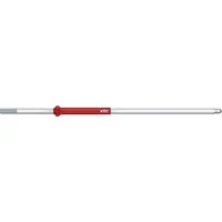 Wiha Lame interchangeable pour vis à 6 pans femelle, sans tête sphérique, Cote s/plats : 2,5 mm, Couple max. avec/sans tête sphérique 3,8/2,0 N·m