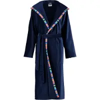 Cawö Peignoir Cawö 1459 Uni Capuche Women Marine-38