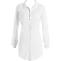Hanro Chemise de nuit ' Cotton Deluxe 90cm ' blanc