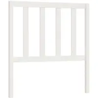 vidaXL Tête de lit blanc 81x4x100 cm pin massif