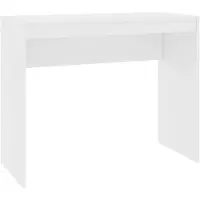 vidaXL Bureau Blanc 90x40x72 cm Bois d'ingénierie