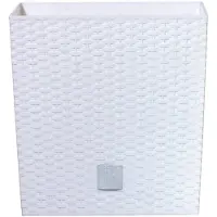 Prosperplast Pot De Fleurs Avec Insert 5l Rato Low Drts200l Blanc