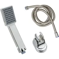 vidaXL Pomme de douche avec flexible de 1,5 m Chromé