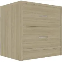 vidaXL Table de chevet Chêne sonoma 40x30x40 cm Bois d'ingénierie
