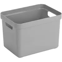Sunware Boîte de rangement Sigma Home, 18 l, gris clair