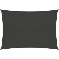 vidaXL Voile d'ombrage HDPE 2x3,5 m Anthracite