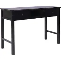 vidaXL Bureau Noir 110 x 45 x 76 cm Bois