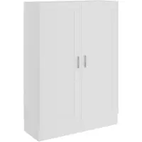 vidaXL Bibliothèque Blanc 82,5x30,5x115 cm Bois d'ingénierie