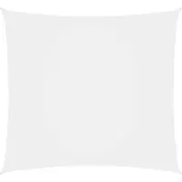 vidaXL Voile de parasol tissu oxford carré 4x4 m blanc