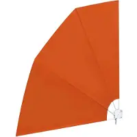 vidaXL Auvent latéral pliable de balcon Terre cuite 210 x 210 cm