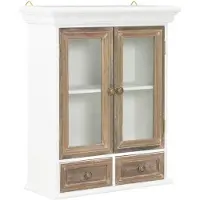 vidaXL Armoire murale blanc 49x22x59 cm Bois composite