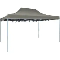 vidaXL Tente pliante Pop-Up 3 x 4,5 m Anthracite