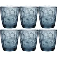 Bormioli Rocco Rocco Bormioli Diamond Ensemble De 6 Verres À Eau 30,5 Cl. Bleu - 350220m02321990
