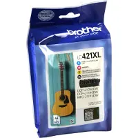 Brother LC-421XLVAL - 4 couleurs - Cartouche d'encre - Grande capacité - Multipack