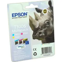 Epson T1006 CMY Cartouche d'Encre Multi Pack C13T10064010