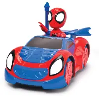 Jada Spidey And Its Crawler Web Superquipo 1:24 Figure Bleu Enfants
