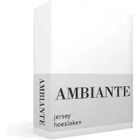Ambiante - Jersey - Drap housse Boxspring - 180x200 cm - Blanc