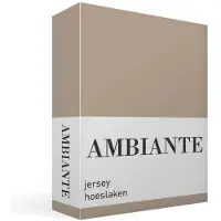 Ambiante Jersey - Drap-housse - 160x200 - Taupe