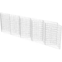 vidaXL Panier de gabion Acier galvanisé 300x30x100 cm