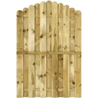 vidaXL Portail de jardin Bois de pin imprégné 100x150 cm