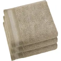 De Witte Lietaer Serviette De Witte Lietaer Contessa Taupe (50 x 100 cm) (Lot de 3)