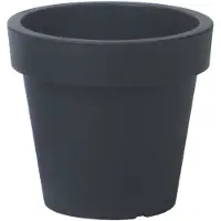Prosperplast Pot De Fleurs 29,3 Cm Lofly Rond Anthracite