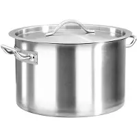 vidaXL Marmite 32 L 40x26 cm Acier inoxydable