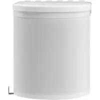 vidaXL Poubelle de cuisine encastrable plastique 8 L