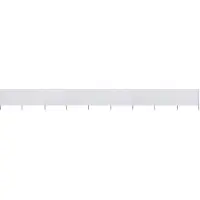vidaXL Tissu brise-vent 9 pièces 1200 x 160 cm blanc sable
