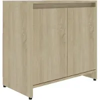 vidaXL Armoire de salle de bains Chêne Sonoma 60x33x58 cm Panneau de particules