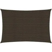 vidaXL Voile d'ombrage 160 g/m² Marron 2x4,5 m PEHD