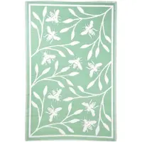 Esschert Design Tapis d'extérieur 182x122 cm Motif d'abeille