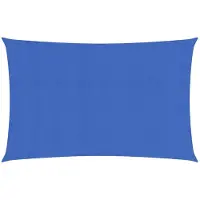 vidaXL Voile d'ombrage 160 g/m² bleu 2x5 m HDPE