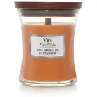 Woodwick Chilli Pepper Gelato bougie parfumée avec mèche en bois 275 g