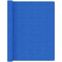 vidaXL Tapis de tente 250x500 cm Bleu