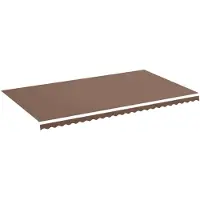 vidaXL Tissu de store brun 6x3,5 m