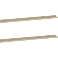 vidaXL Étagères murales 2 pcs chêne sonoma 115x9x3 cm