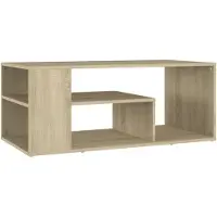 vidaXL Table basse Sonoma Oak 100x50x40 cm Bois reconstitué