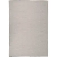vidaXL Tapis à tissage plat d'extérieur 140x200 cm gris clair