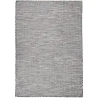 vidaXL Tapis à tissage plat d'extérieur 160x230 cm Marron et bleu
