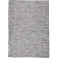 vidaXL Tapis à tissage plat d'extérieur 200x280 cm Marron et bleu