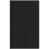 vidaXL Tapis de tente 400x500 cm Noir