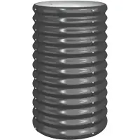 vidaXL Jardinière Acier galvanisé 40x40x68 cm Anthracite