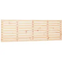 vidaXL Tête de lit murale 206x3x63 cm pin massif