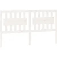 vidaXL Tête de lit blanc 165,5x4x100 cm Pin massif
