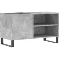 vidaXL Armoire à panneaux gris béton 85x38x48 cm Bois composite