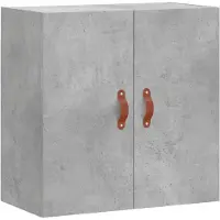 vidaXL Armoire murale gris béton 60x31x60 cm bois d'ingénierie